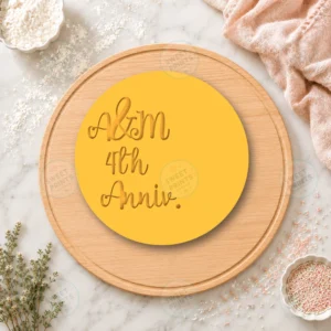 A&M 4th Anniversary Cookie Stamp
