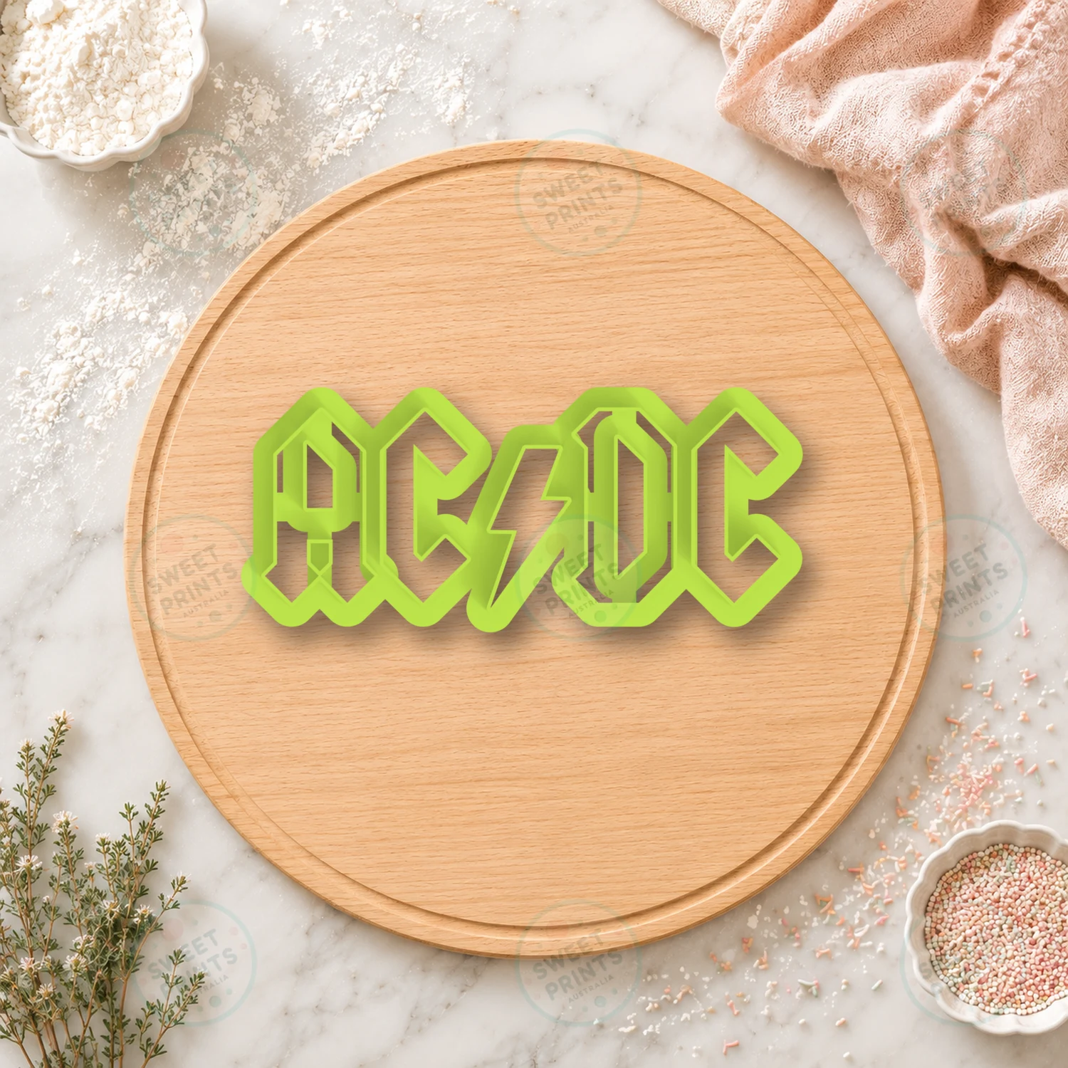 Ac Dc Logo Cookie Cutter cookie cutter