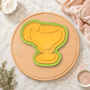 Alcohol Margarita Glass Cookie Cutter & Stamp