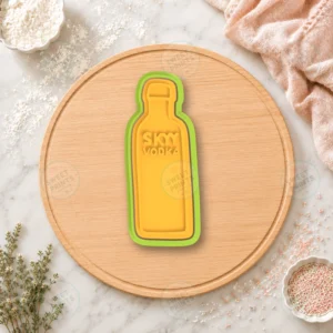 Alcohol Skyy Vodka Cookie Cutter & Stamp