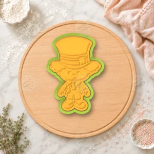 Alice In Wonderland Mad Hatter Cookie Cutter & Stamp