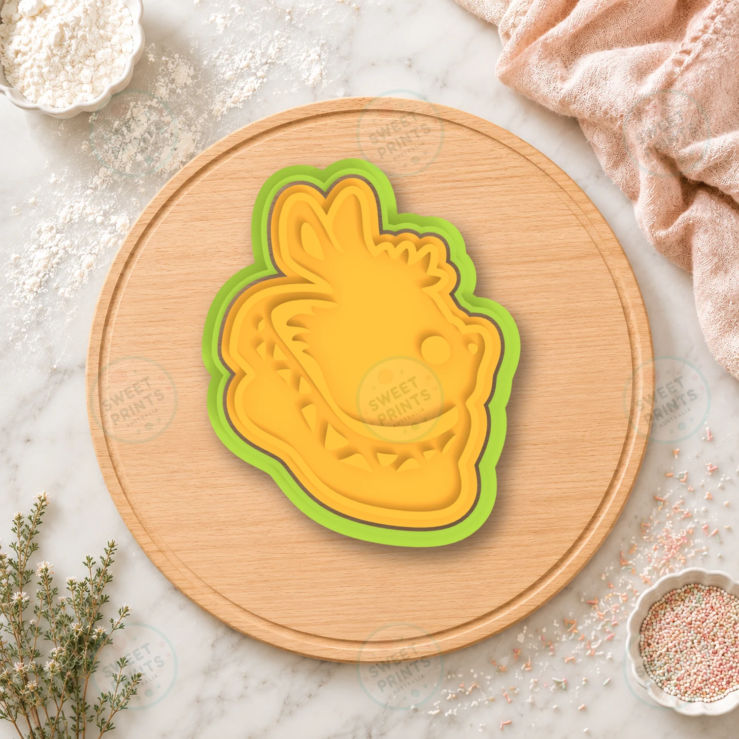 White Rabbit 3 Cookie Cutter & Stamp cookie cutter