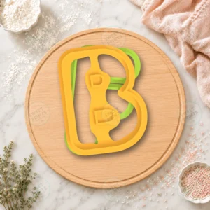 B Cookie Cutter & Stamp