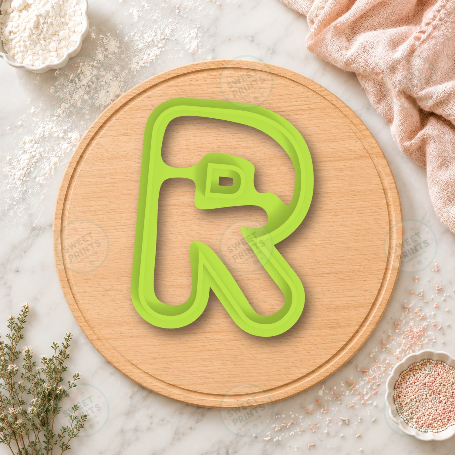 R Long Cookie Cutter cookie cutter