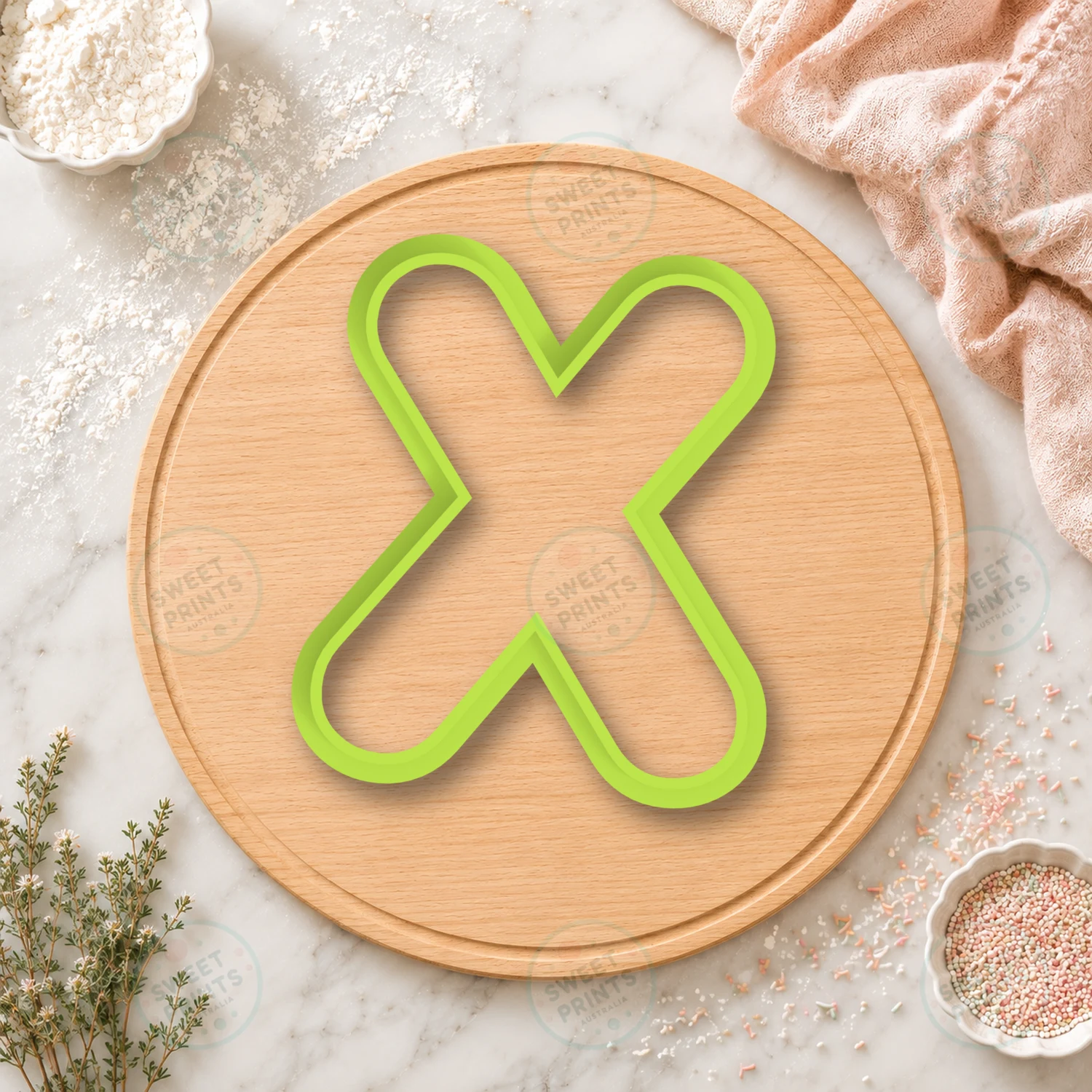 X Cookie Cutter cookie cutter