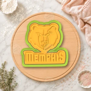 American Basketball Memphis Grizzlies Cookie Cutter & Stamp