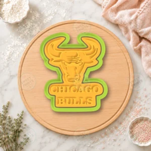 American Basketball Chicago Bulls Cookie Cutter & Stamp