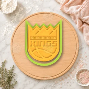 American Basketball Sacramento Kings Cookie Cutter & Stamp