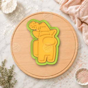Among Us Santa Hat 1 Cookie Cutter & Stamp