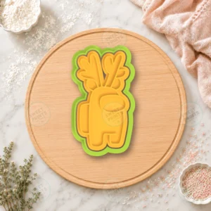 Among Us Reindeer Antlers 1 Cookie Cutter & Stamp