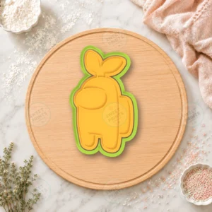 Among Us Bunny Ears 1 Cookie Cutter & Stamp
