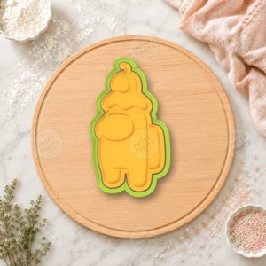 Among Us Pumpkin Head Cookie Cutter & Stamp