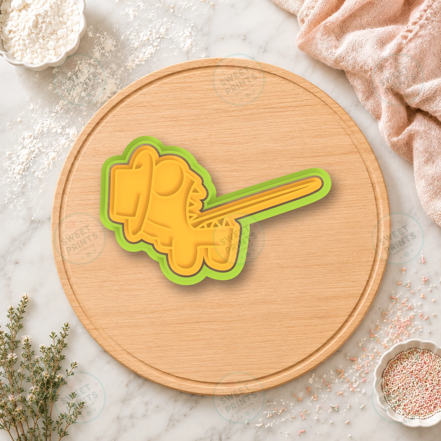 Among Us Chainsaw Cookie Cutter & Stamp cookie cutter