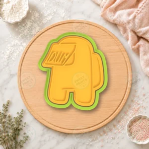 Among Us Dum Note Cookie Cutter & Stamp