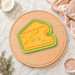 Among Us Cheese Wedge Cookie Cutter & Stamp