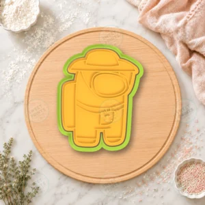 Among Us Bear Ears 2 Cookie Cutter & Stamp