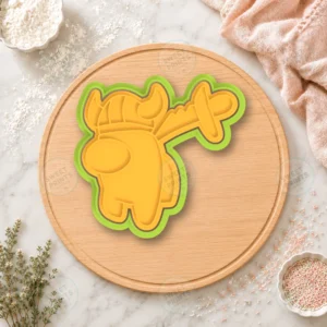 Among Us Devil Dab Cookie Cutter & Stamp