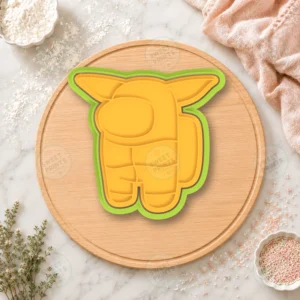 Among Us Baby Yoda 1 Cookie Cutter & Stamp