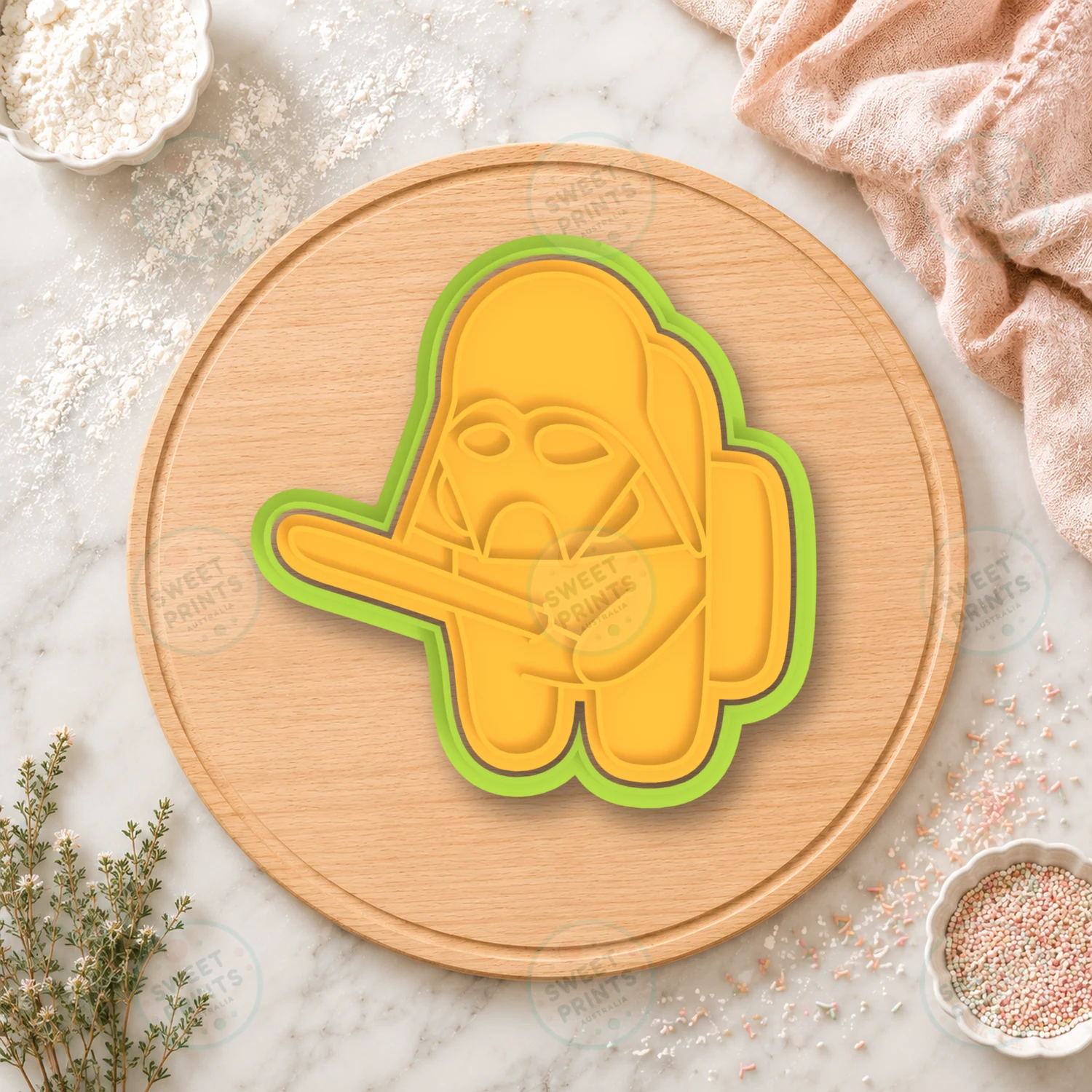 Among Us Darth Vader Cookie Cutter & Stamp cookie cutter