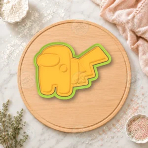Among Us Pikachu Cookie Cutter & Stamp