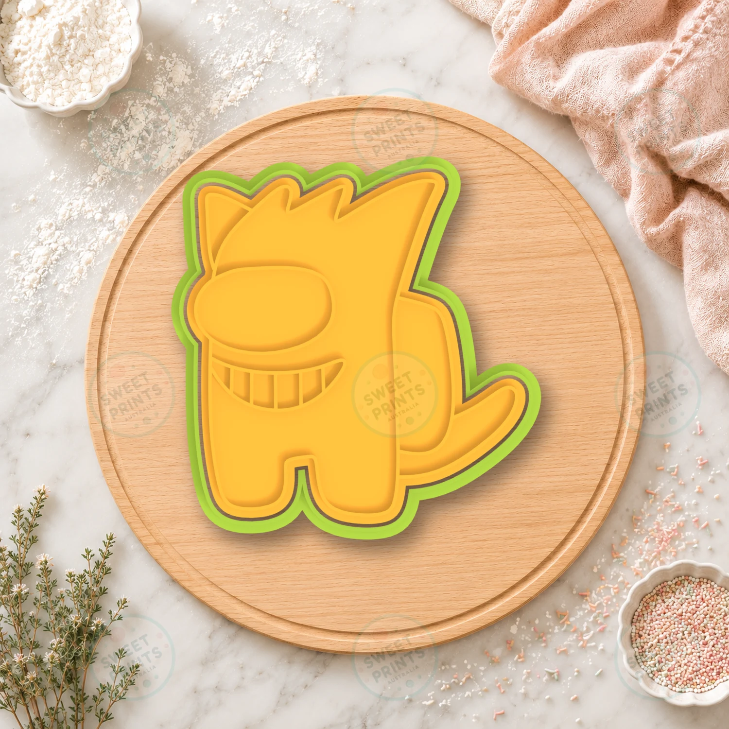 Among Us Gengar 2 Cookie Cutter & Stamp cookie cutter