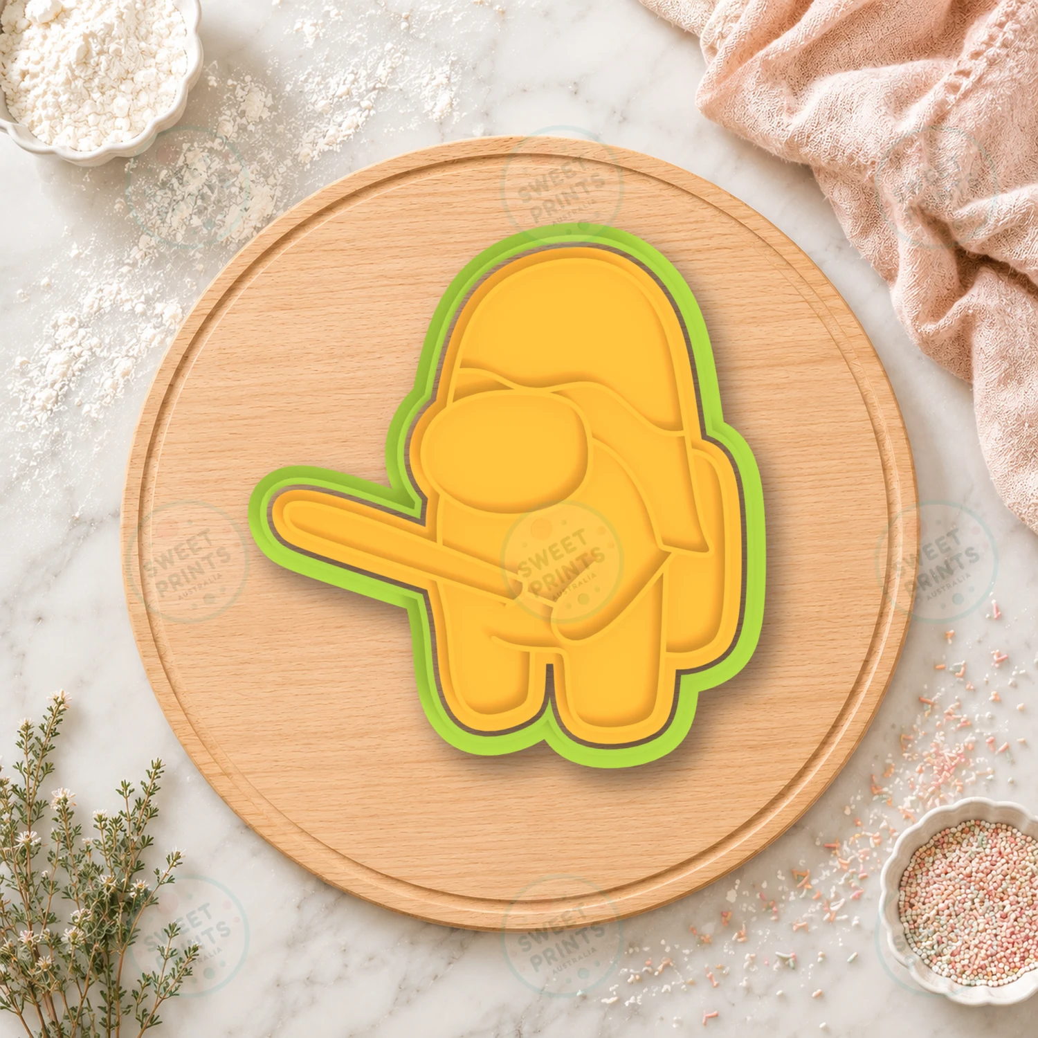 Among Us Jedi Cookie Cutter & Stamp cookie cutter