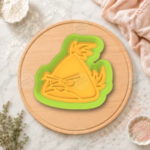 Angry Birds Yellow Bird Cookie Cutter & Stamp