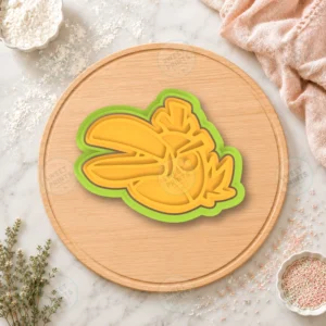 Angry Birds Bird Side Profile Cookie Cutter & Stamp