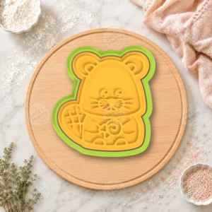 Beaver Cookie Cutter & Stamp