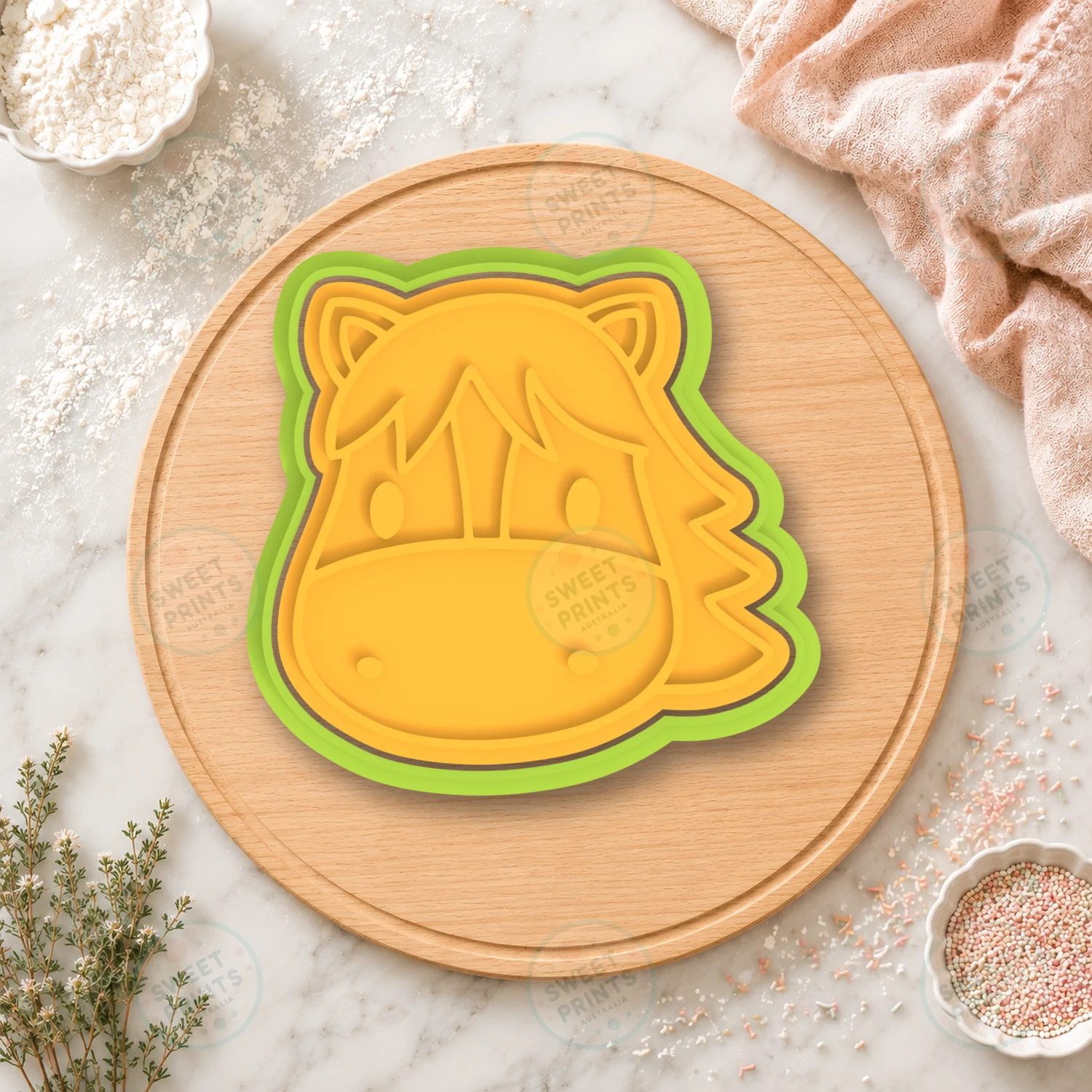 Horse 1 Cookie Cutter & Stamp cookie cutter
