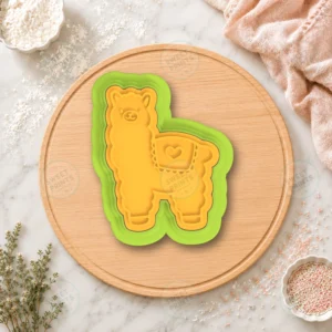 Llama 1 Cookie Cutter & Stamp
