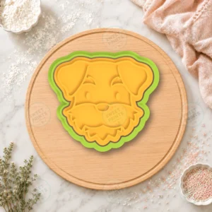Schnauzer Dog Cookie Cutter & Stamp