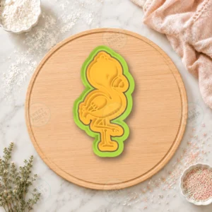 Flamingo 1 Cookie Cutter & Stamp