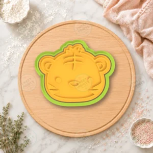 Tiger 1 Cookie Cutter & Stamp