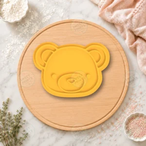 Bear Head Cookie Stamp