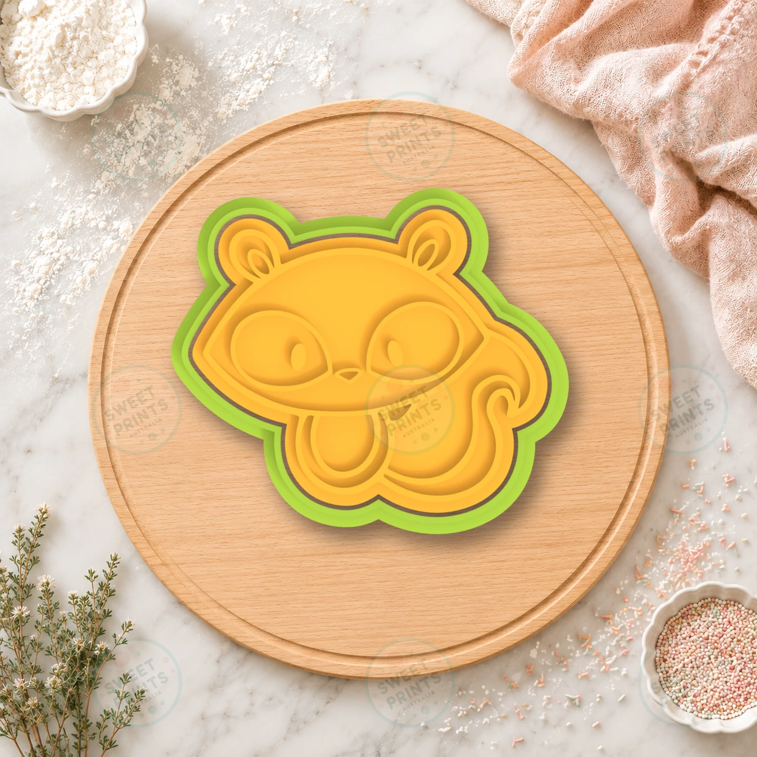 Squirrel 2 Cookie Cutter & Stamp cookie cutter
