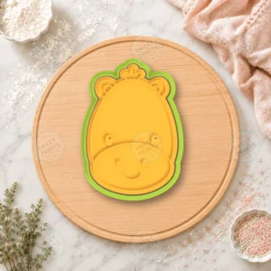 Hippo Face Cookie Cutter & Stamp