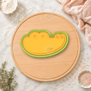 Crocodile Face Cookie Cutter & Stamp