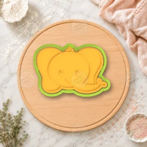 Elephant Face 1 Cookie Cutter & Stamp
