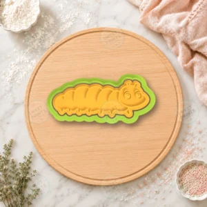 Caterpillar 1 Cookie Cutter & Stamp