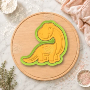 Brontosaurus 1 Cookie Cutter & Stamp
