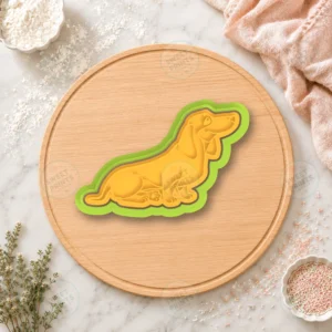 Dachshund Dog Cookie Cutter & Stamp