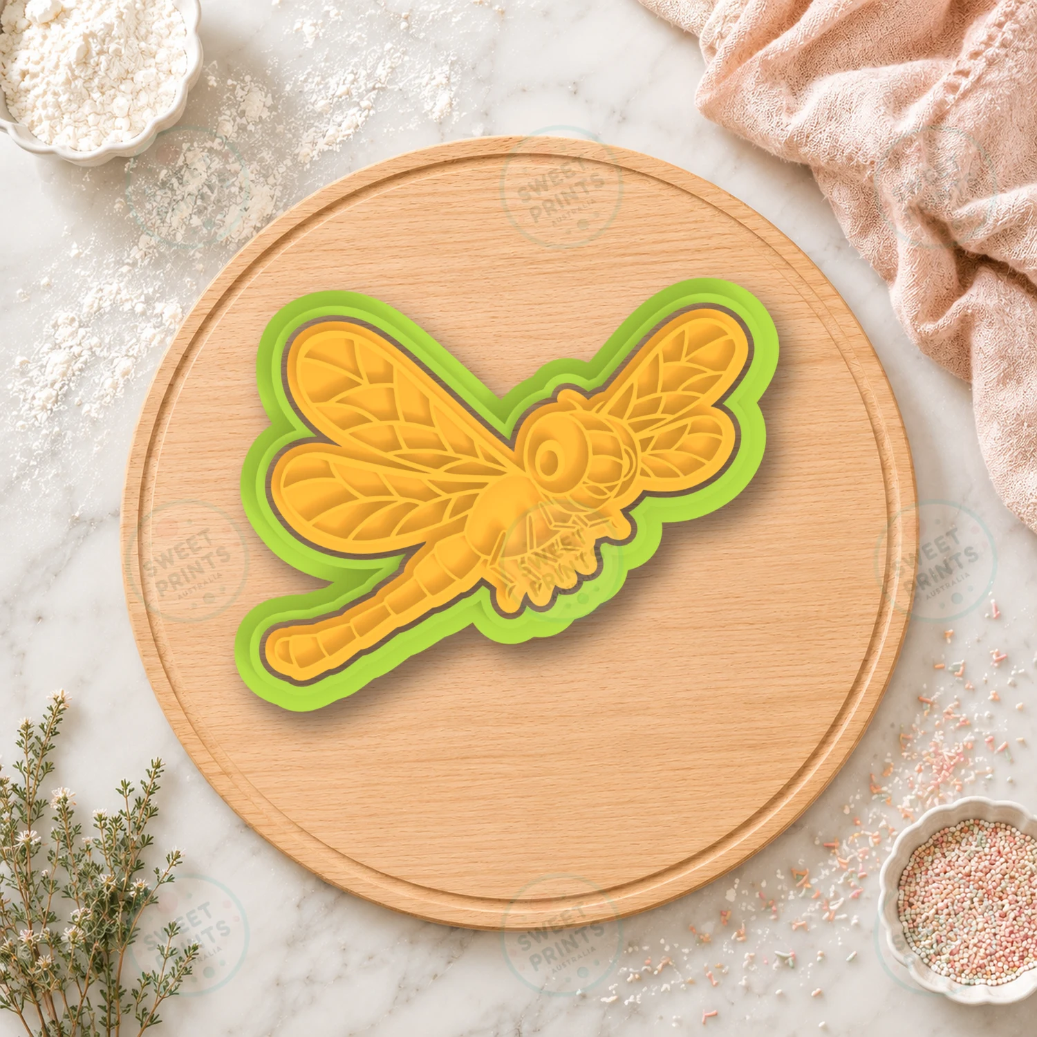 Dragonfly Cookie Cutter & Stamp cookie cutter