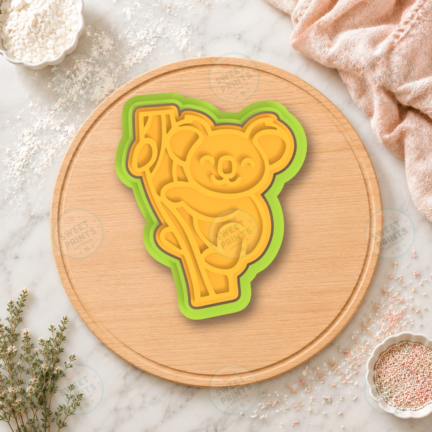 Koala 2 Cookie Cutter & Stamp cookie cutter