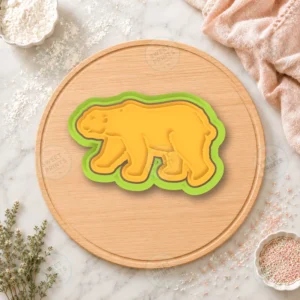 Bear Walking Cookie Cutter & Stamp