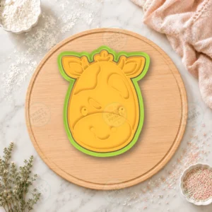 Spotted Cow Face Cookie Cutter & Stamp