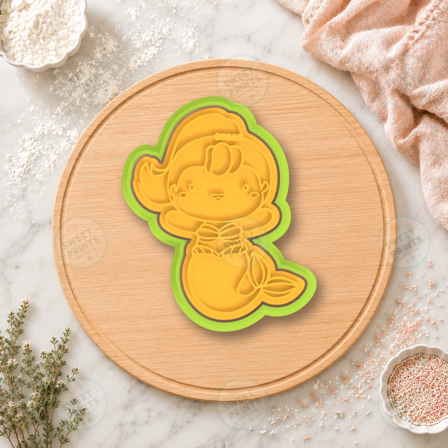 Aquata Cookie Cutter & Stamp cookie cutter