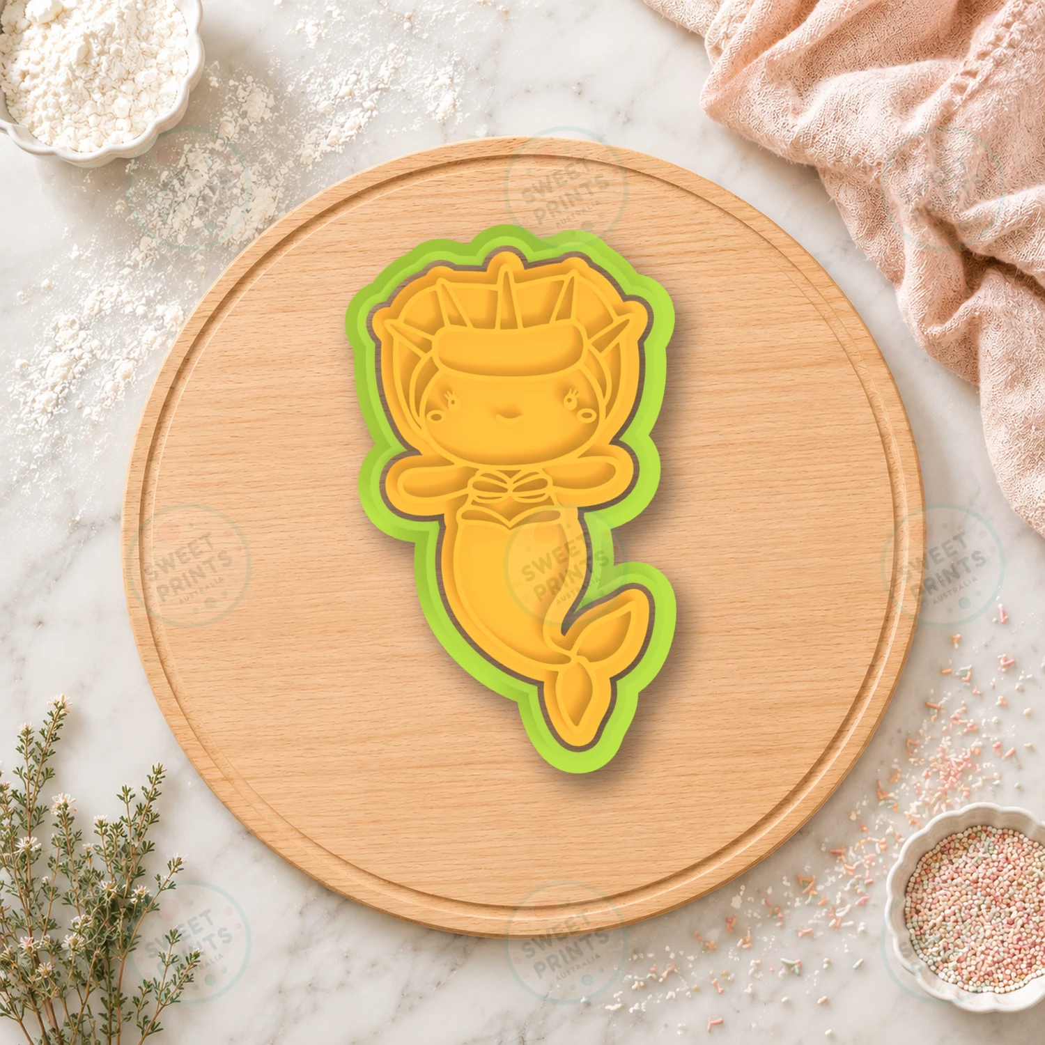Attina Cookie Cutter & Stamp cookie cutter