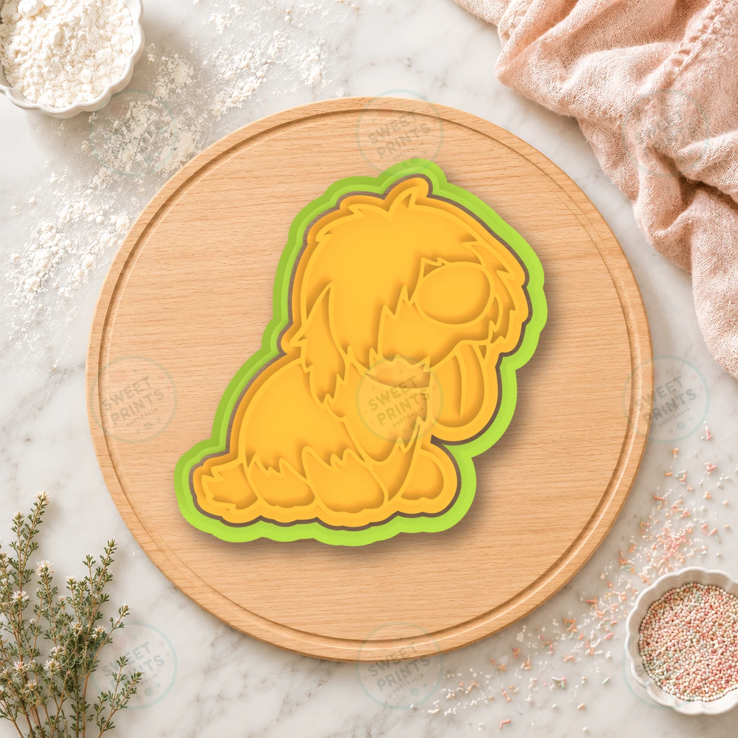 Max The Dog Cookie Cutter & Stamp cookie cutter