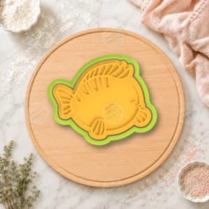 Flounder 1 Cookie Cutter & Stamp